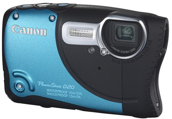 معرفی دوربین جدید ضد آب کانن  D20