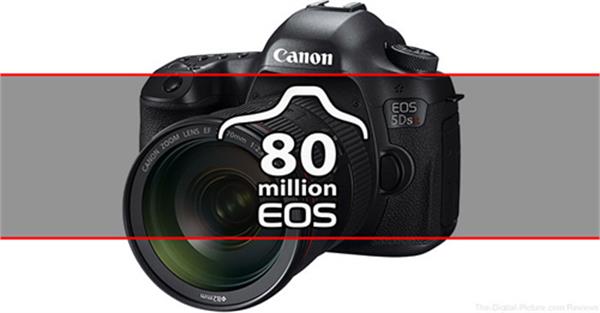 کانن هشتاد میلیون دوربین EOS تولید کرده است.