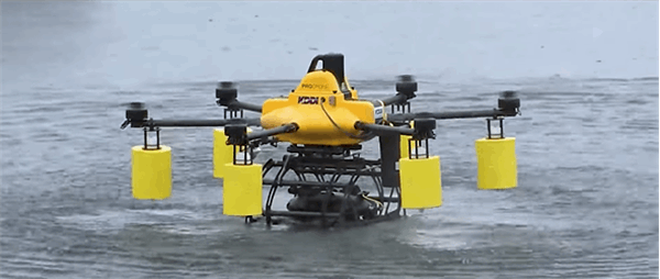 معرفی اولین پهپاد که هم در هوا و هم در زیر آب کار می کند