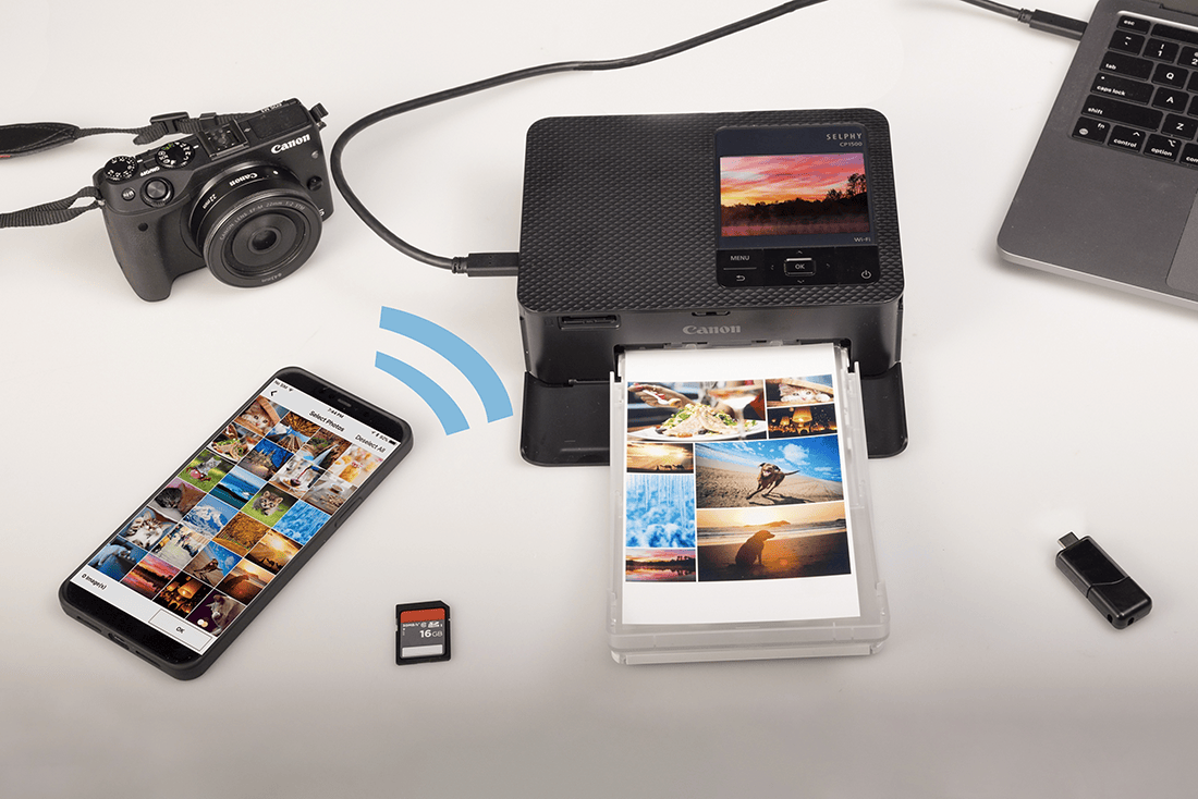 پرینتر سلفی چاپ عکس کانن Canon SELPHY CP1500