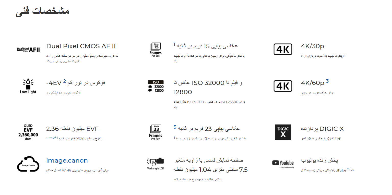 دوربین بدون آینه کانن Canon EOS R10 Camera Body