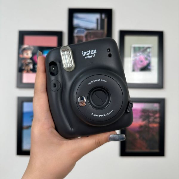 پک دوربین چاپ فوری مینی 11 مشکی به همراه کاغذ و کیف