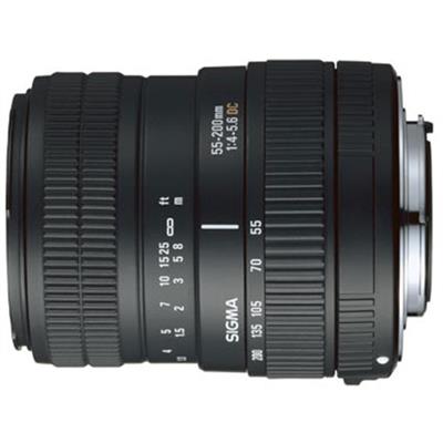 Sigma55 - 200mm f/4-5.6 DC