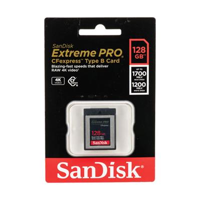 کارت حافظه سندیسک SanDisk128GB Extreme PRO CFexpress Card Type B