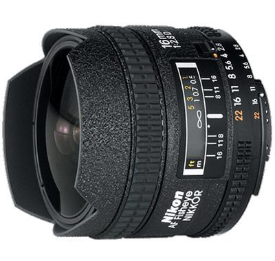 لنز نیکون  AF Fisheye Nikkor 16mm f/2.8D