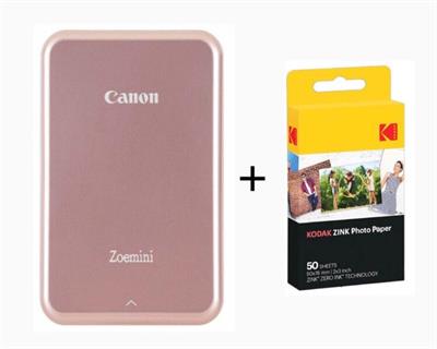 پرینتر جیبی کانن Zoemini به همراه کاغذ های 30 تایی کداک