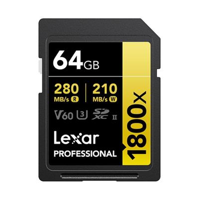 کارت حافظه (lexar sd 1800x (64GB