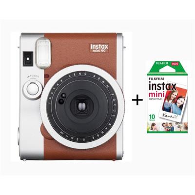 دوربین چاپ سریع Instax mini 90 Neo Classic همراه با کاغذ 10 تایی مینی