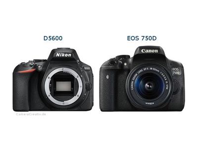 مقایسه دو دوربین 750d کانن و d5600 نیکون