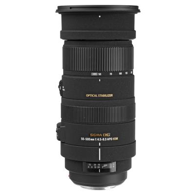 Sigma50 - 500mm f4 - 6.3 Apo EX DG HSM