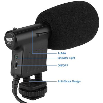 میکروفن بویا BOYA BY-VM01 Shotgun Microphone