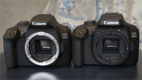 مقایسه دوربین کانن Canon 4000D و کانن Canon2000D