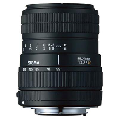 Sigma55 - 200mm f/4-5.6 DC 1