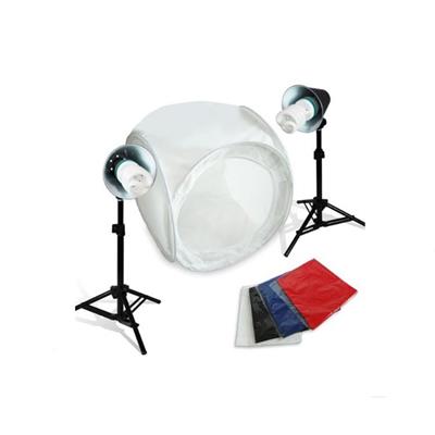 کیت خیمه با نورثابت کم مصرف Kit 40x40cm + پایه دوربین