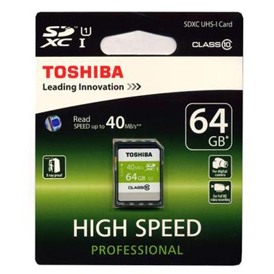 کارت حافظه Toshiba SD 64GB