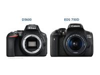 مقایسه دو دوربین 750d کانن و d5600 نیکون