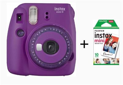 دوربین چاپ سریع Fujifilm Instax Mini 9 با کاغذ 10 تایی مینی