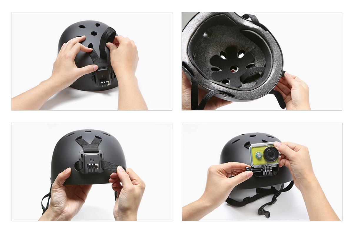 نگهدارنده دوربین روی کلاه شیائومی Helmet Mount Xiaomi 2