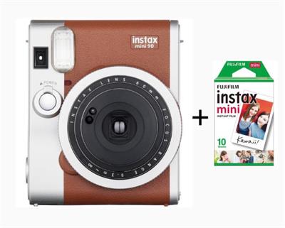دوربین چاپ سریع Instax mini 90 Neo Classic همراه با کاغذ 10 تایی مینی
