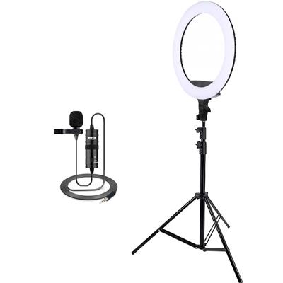 رینگ لایت KY-BK416II همراه پایه + میکروفن BY-M1