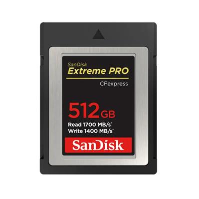 رسانه جکارت حافظه سن دیسک SanDisk 512GB Extreme PRO CFexpress Card Type Bدید