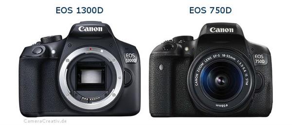مقایسه فنی دوربین های کانن 750d و200d و 1300d