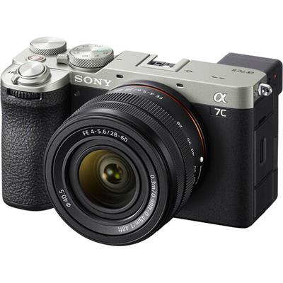 دوربین بدون آینه سونی مدل  with 28-60mm Lens Sony a7C II Mirrorless نقره ای