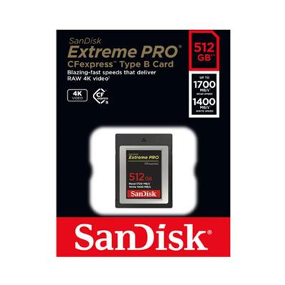 کارت حافظه سن دیسک SanDisk 512GB Extreme PRO CFexpress Card Type B