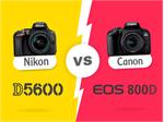 دوربین نیکون D5600 یا دوربین کانن 800D؟ کدم یک مشخصات بهتری دارد؟